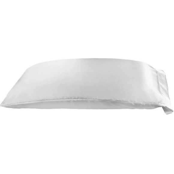 NEW SHINE by NIGHT Vegan Satin Hydrating Beauty Pillowcase (White, King) - Picture 3 of 4